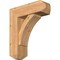 Ekena Millwork Thorton Craftsman Smooth Bracket w/ Offset Brace, Western Red Cedar, 7 1/2"W x 22"D x 26"H BKT0806X22X26THR04SWR - alternate 1